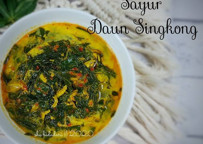 Resep Sayur Daun Singkong Teri yang Bisa Manjain Lidah