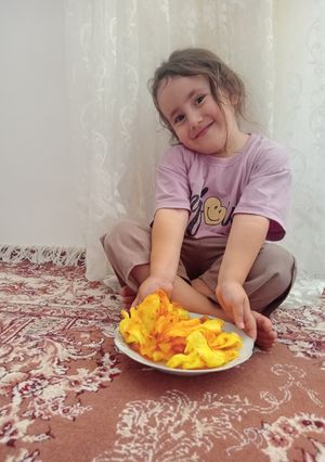 عکسی از دستور چیپس خانگی با طعم نمک