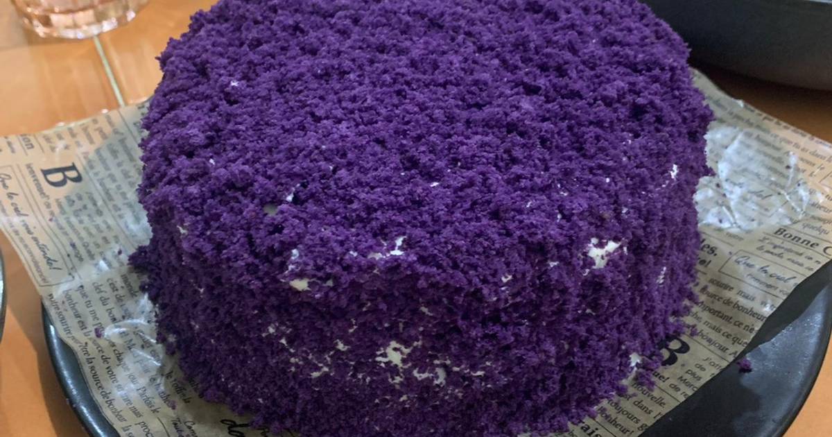 Ube Macapuno Cake Recipe - Recipes by Nora