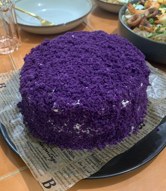 Ube Cake (Purple Yam Cake) Recipe By Alfredsanpedro