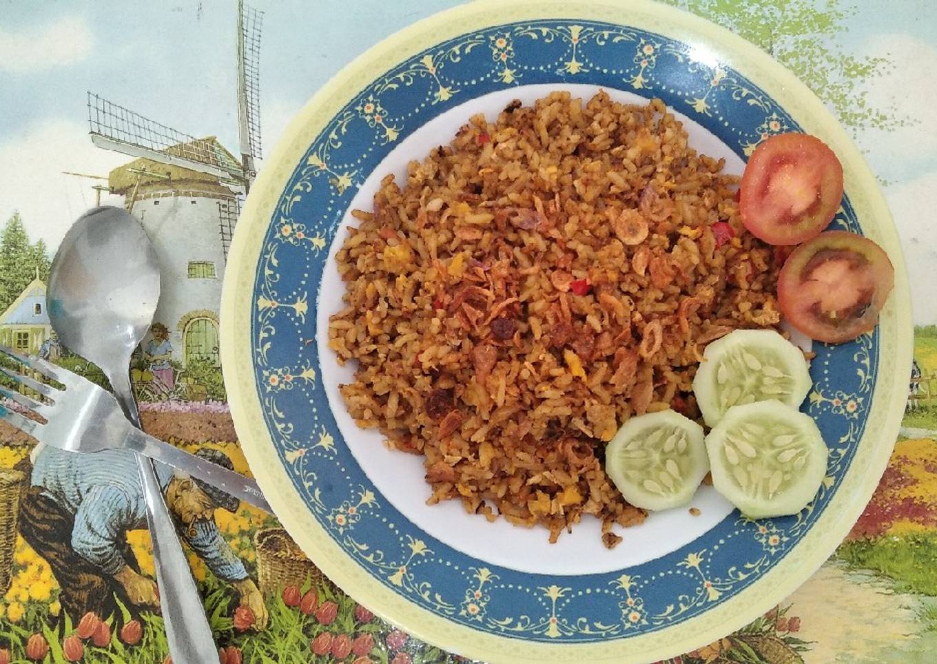 Nasi goreng terasi favorit keluarga