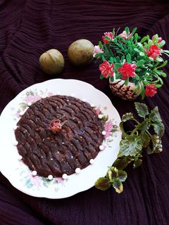 عکسی از دستور حلوا خرما