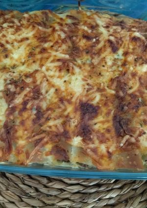 Una foto de Canelones de carne y paté