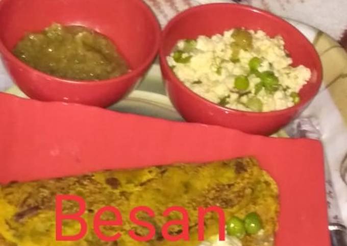 How to Prepare Super Quick Homemade Besan chilla