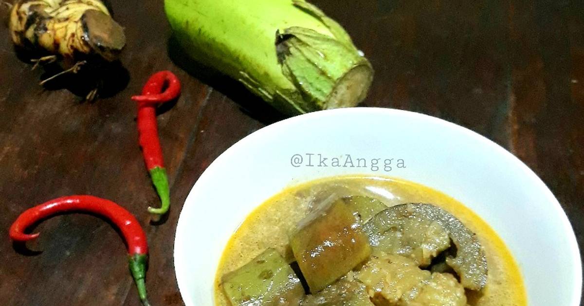 Resep Sayur Terong Ungu Kuah Mangut Oleh Ika Angga Cookpad