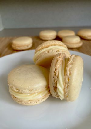 Foto resep Apple cinnamon macarons