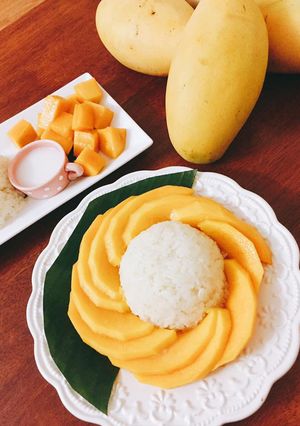 Hình của món Xôi xoài.