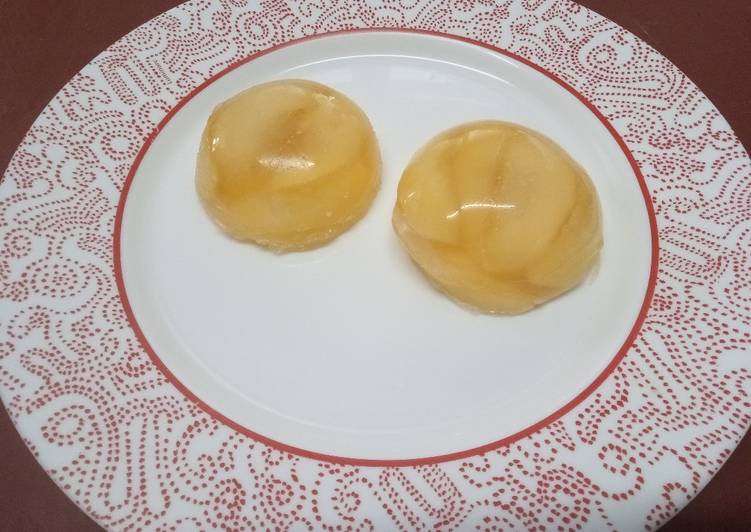 Aspics de pommes au citron