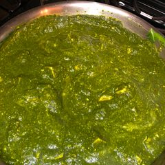 Homemade Saag Paneer A picture of Homemade Saag Paneer.