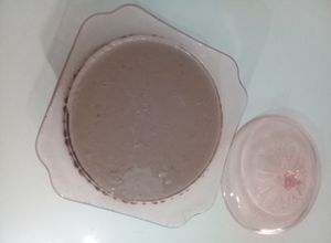 Una foto de Natilla de chocolate