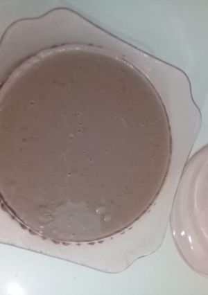 Una foto de Natilla de chocolate