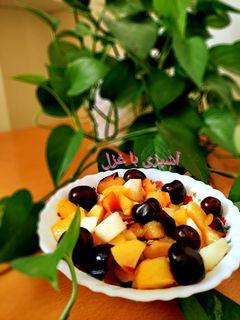 عکسی از دستور سالاد میوه