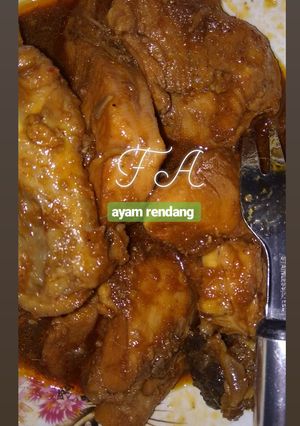 Foto resep Ayam rendang
