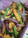 Tumis terong buncis ebi