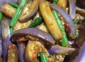 Foto resep Tumis terong buncis ebi