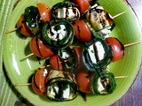 Rotolini di zucchine grigliate con feta