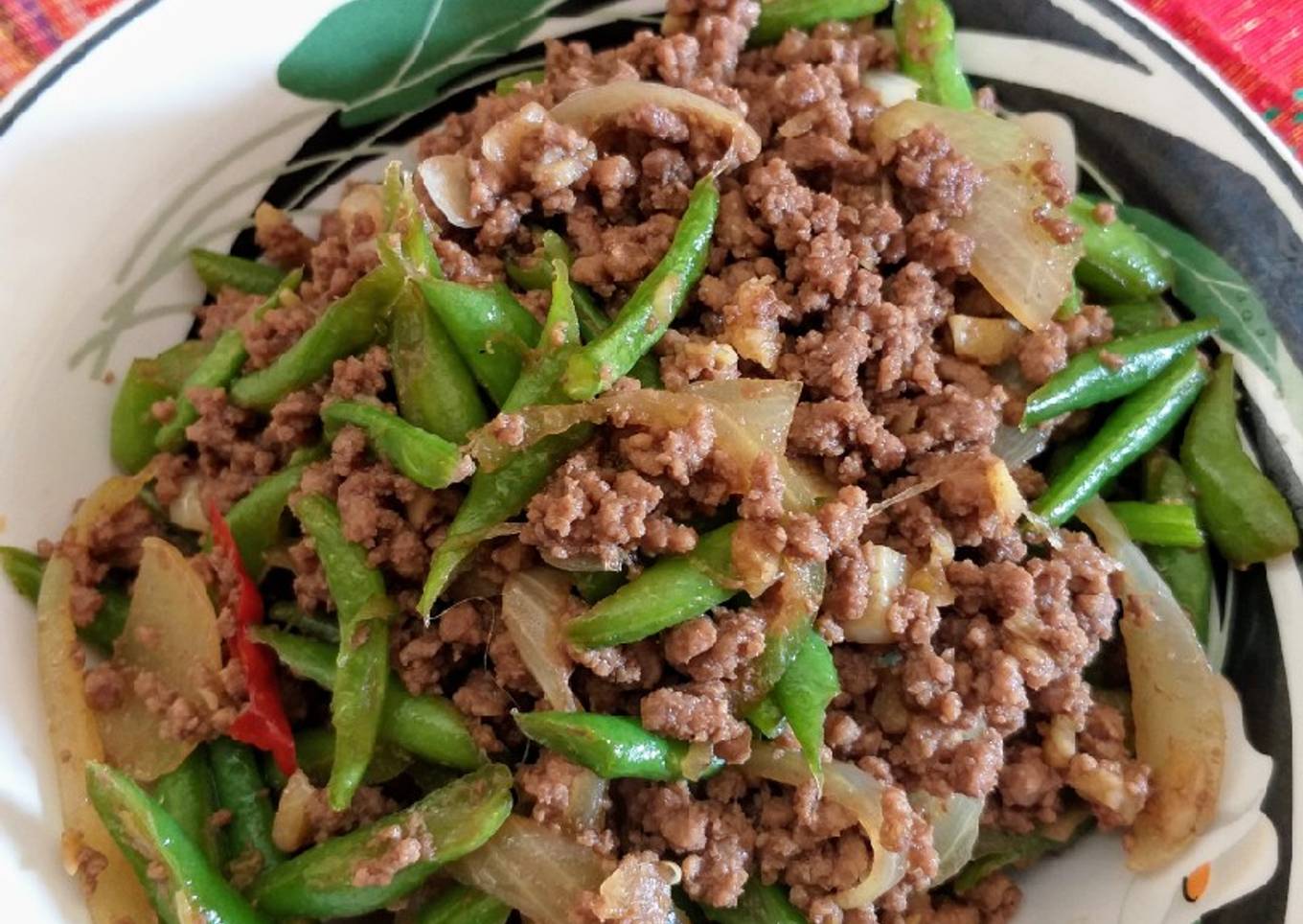 Resep Tumis Buncis Daging Cincang yang Enak Banget