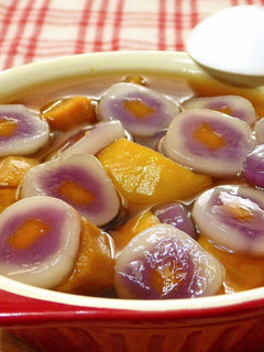 脆圓地瓜甜湯 的食譜成品照片