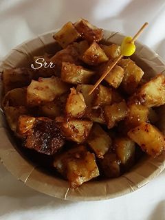 शकरकंद की चाट(shakarkand ki chaat recipe in Hindi) रेसिपी मुख्य फोटो
