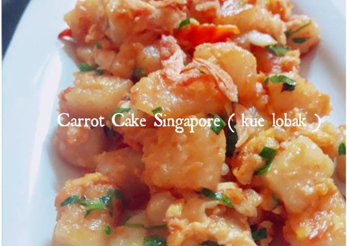 Carrot Cake Singapore (kue lobak)