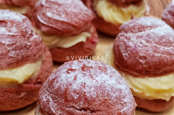 Anti Ribet, Memasak Sus Mini Red Velvet Enak
