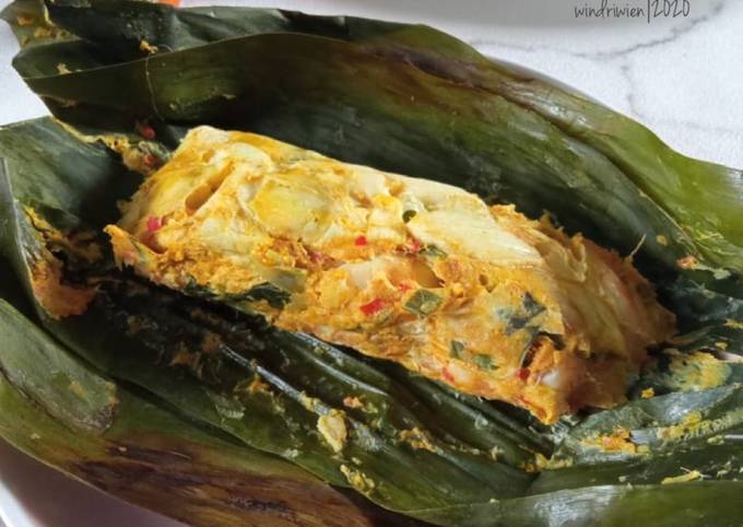 Resep Pepes Udang Telur Asin Kekinian Oleh Windri Aries Cookpad