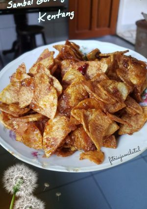 Foto resep Kering Kentang Pedas Manis