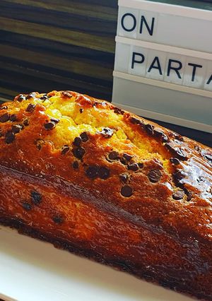 Une photo de Cake de monsieur felder aux pepites de chocolat