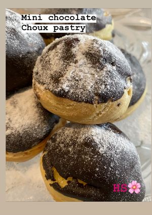 Foto resep Mini chocolate choux pastry