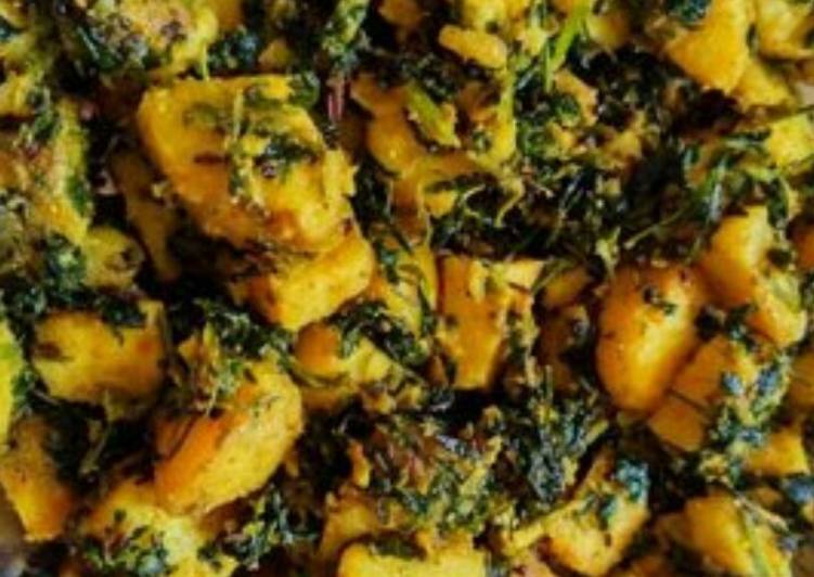 How to Prepare Super Quick Homemade Methi aloo Ki sabji