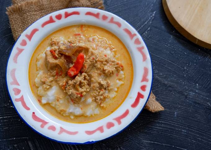 Resep Bubur sambal tumpang/ jenang lemu Resep Bubur sambal tumpang/ jenang lemu
