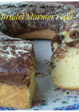Foto resep Brudel/Bluder (marmer) Cake