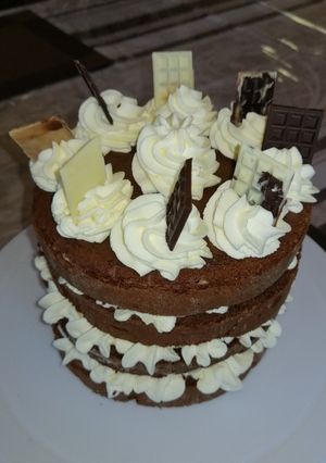 Une photo de Gâteau chocolat ananas