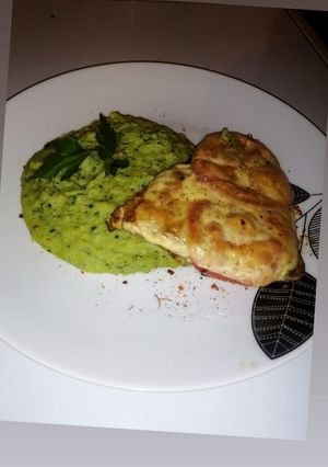 Una foto de Puré al perejil