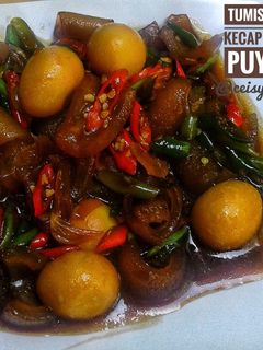 Foto resep Tumis kikil kecap telor puyuh