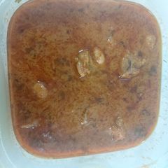 A picture of Chicken curry.