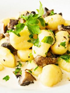 Una foto de Gnocchi salteados
