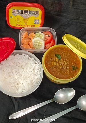 हरी मूंग विद चावल रेसिपी मुख्य फोटो