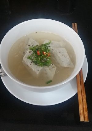 Hình của món Bánh canh bột lọc chả cá.