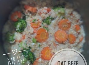 Foto resep Mpasi OAT BEEF VEGGIE 7month