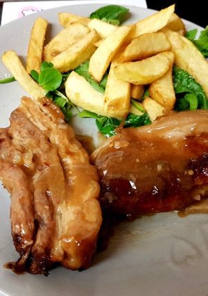 A picture of My Braised in Sweet Chilli & Pepper Sauce. 😘.