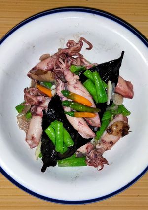 Foto resep Cumi Asin Kacang Panjang