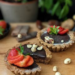 Hazelnut Chocolate Tart A picture of Hazelnut Chocolate Tart.