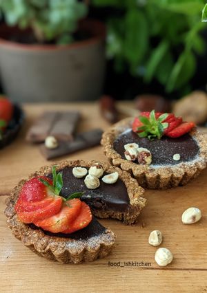 A picture of Hazelnut Chocolate Tart.