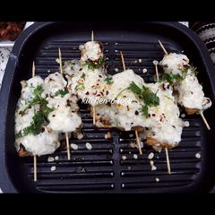 A picture of Malai Boti Kebab.