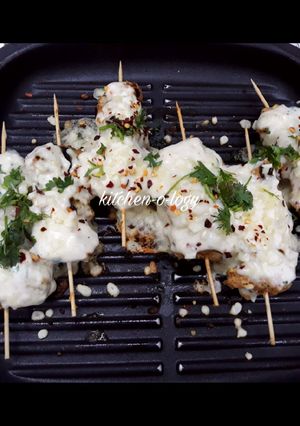 A picture of Malai Boti Kebab.