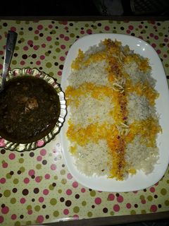 عکسی از دستور قلیه با تن ماهی