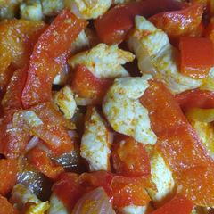 A picture of Red Chicken.