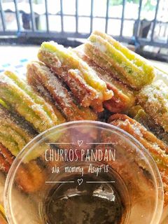 Foto resep Churros Pandan