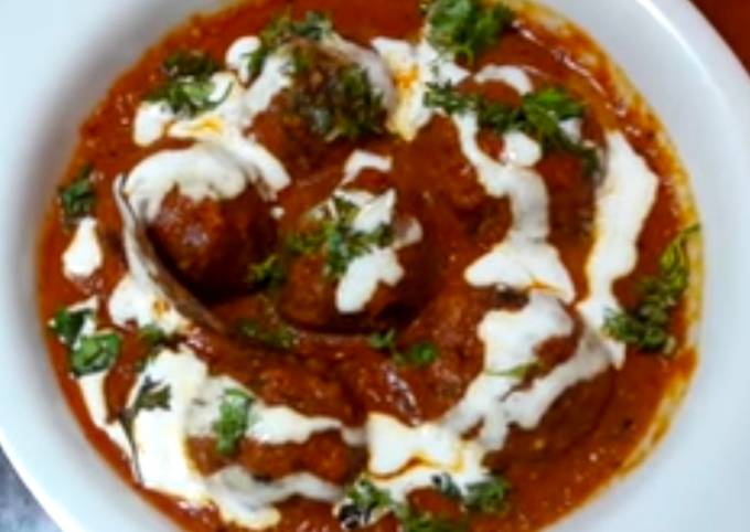 Restaurant style shahi malai kofta
